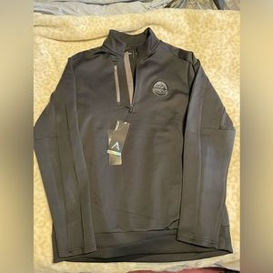 Men’s Pittsburgh Steelers Black Quarter Zip Pull Over